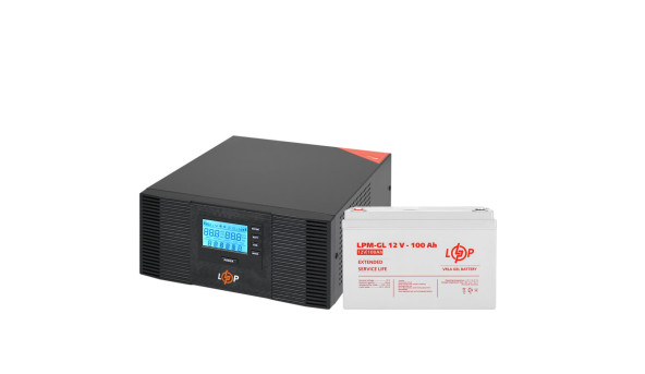 Комплект резервного живлення LP (LogicPower) ДБЖ + гелева батарея (UPS B1500 + АКБ GL 1200W) - 582417