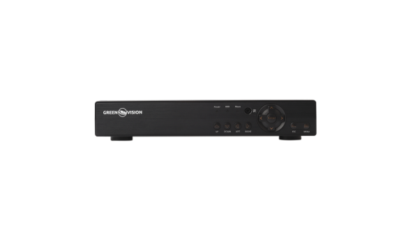 Гібридний відеореєстратор 4-канальний 2.4MP GHD GreenVision GV-A-S030/04 - 582506