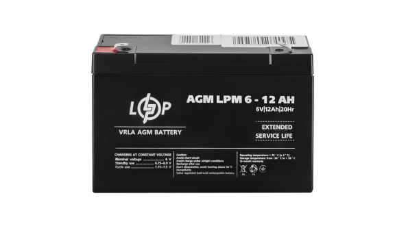 Акумулятор AGM LPM 6V - 12 Ah