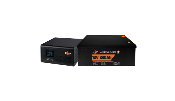 Комплект резервного питания для котла LP (LogicPower) ИБП + литиевая (LiFePO4) батарея (UPS 1000VA + АКБ LiFePO4 2944W)