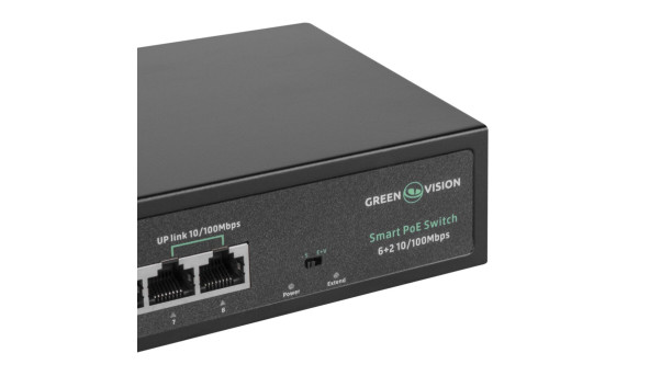 Комутатор мережевий POE GV-015-D-06+2P - 582733