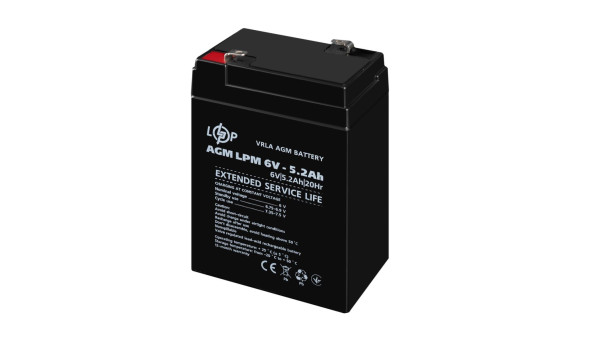 Аккумулятор AGM LPM 6V - 5.2 Ah - 582764