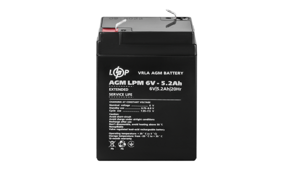 Аккумулятор AGM LPM 6V - 5.2 Ah - 582764
