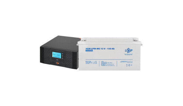 Комплект резервного живлення LP (LogicPower) ДБЖ + мультигелева батарея (UPS B1500 + АКБ MG 1800W)