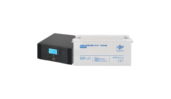 Комплект резервного питания LP (LogicPower) ИБП + мультигелевая батарея (UPS B1500 + АКБ MG 1800W) - 582804