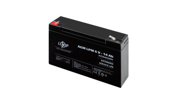 Аккумулятор AGM LPM 6V - 14 Ah - 582874