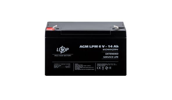 Аккумулятор AGM LPM 6V - 14 Ah - 582874