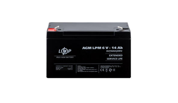 Аккумулятор AGM LPM 6V - 14 Ah - 582874