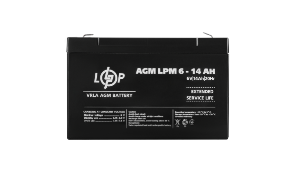 Аккумулятор AGM LPM 6V - 14 Ah - 582874