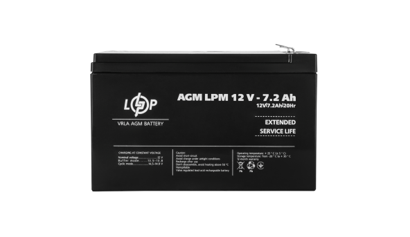 Аккумулятор AGM LPM 12V - 7.2 Ah