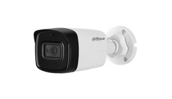 4K HDCVI видеокамера Dahua со встроенным микрофоном DH-HAC-HFW1801TLP-A (2.8мм)