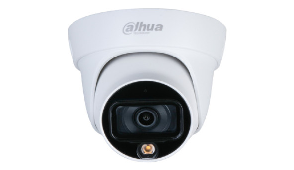 5Мп HDCVI видеокамера Dahua с подсветкой DH-HAC-HDW1509TLP-A-LED (3.6 мм)
