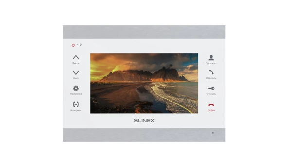 Видеодомофон 7" Slinex SL-07IPHD (silver/white) - 585814