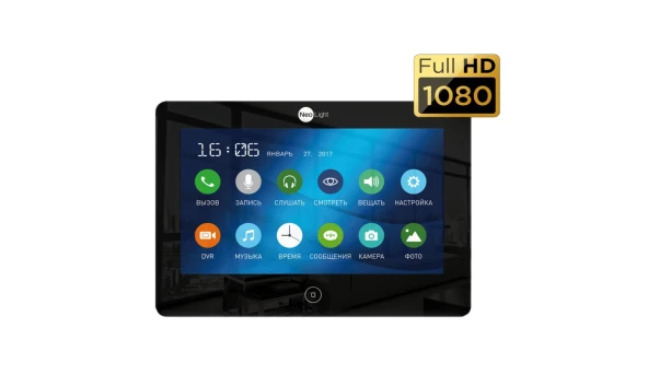 Видеодомофон NeoLight ALPHA HD Black
