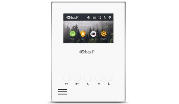 Видеодомофон BAS-IP АU-04LA White