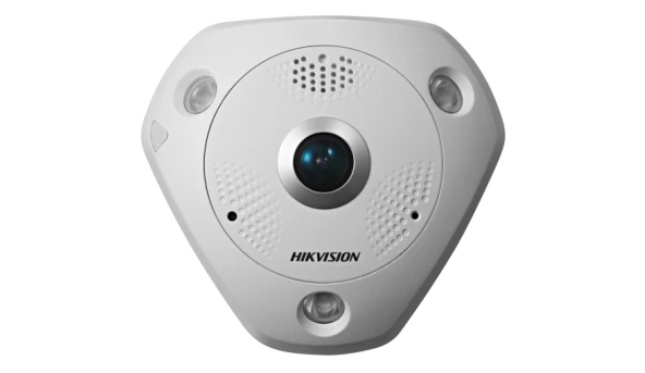 12 МП Fisheye с микрофоном Hikvision DS-2CD63C5G0E-IVS(B) (2мм)