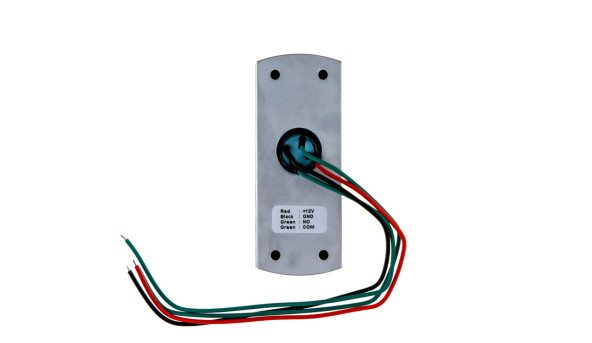 Кнопка выхода металлическая накладная с подсветкой SEVEN K-782