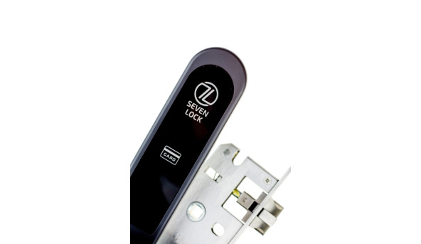 Электронный RFID замок для гостиниц, отелей и хостелов SEVEN LOCK SL-7737S black
