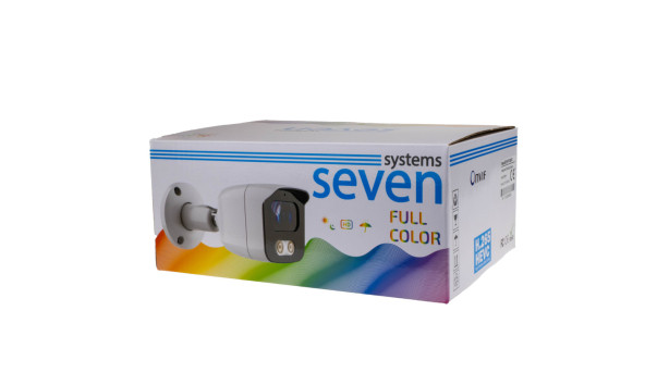 IP-видеокамера 5 Мп Full Color уличная SEVEN IP-7225PA-FC PRO 3,6 мм