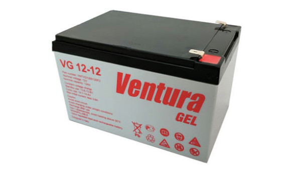 Аккумуляторная батарея 12В/12Ач Ventura VG GEL 12-12