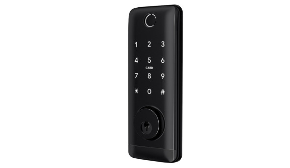 Умный дверной биометрический замок SEVEN LOCK SL-7764BF black