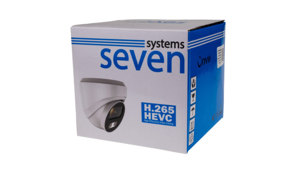 IP-видеокамера 2 Мп уличная/внутренняя SEVEN IP-7212PA white 3,6 мм