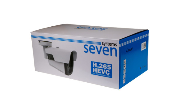 Моторизированная вариофокальная IP-видеокамера 5 Мп уличная SEVEN IP-7245P-MV 2,7-13,5 мм