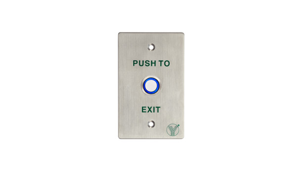 Кнопка выхода Yli Electronic PBK-814D(LED) с LED-подсветкой