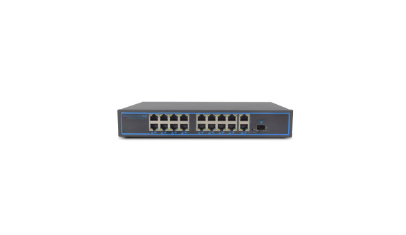 Коммутатор PoE-1018-16P-1S/250m - 591229