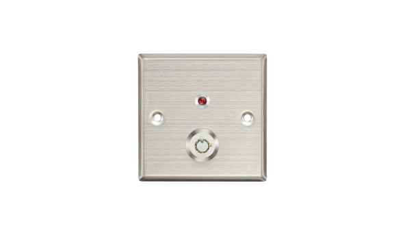 Кнопка выхода с ключом Yli Electronic YKS-850LS для системы контроля доступа