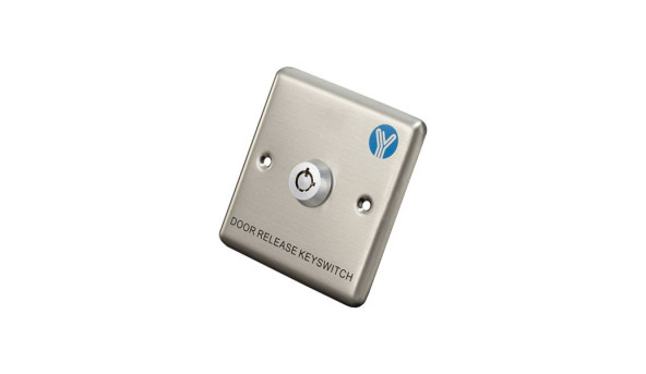 Кнопка выхода с ключом Yli Electronic YKS-850S для системы контроля доступа