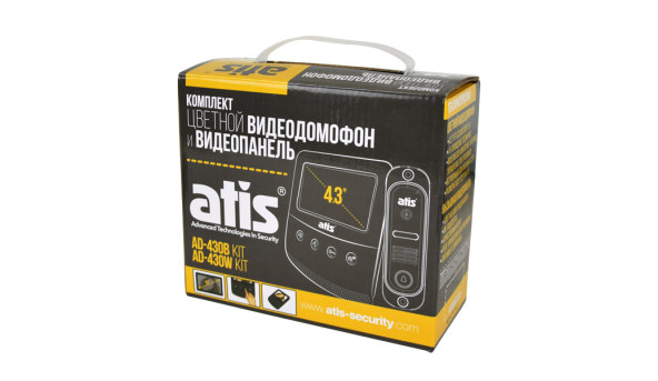 Комплект видеодомофона ATIS AD-430B Kit box - 591288