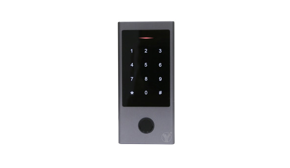 Кодова клавіатура Yli Electronic YK-1068B(Mifare) з сенсорними кнопками
