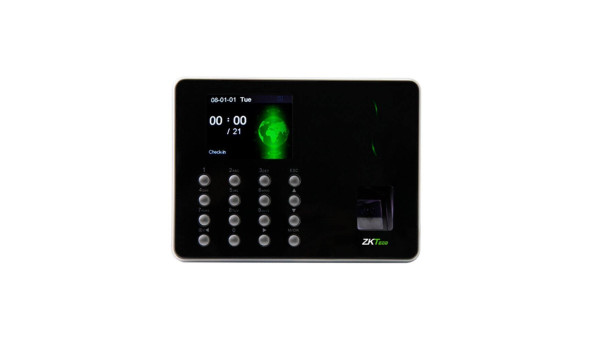Биометрический терминал ZKTeco WL30 black с Wi-Fi со считывателем отпечатка пальца