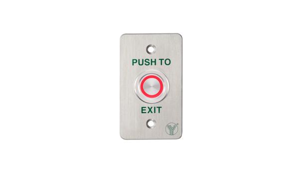 Кнопка выхода пьезоэлектрическая Yli Electronic PBS-820B(LED) с LED-подсветкой