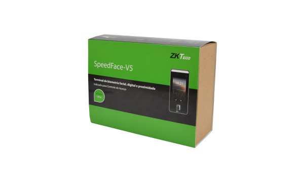 Біометричний термінал розпізнавання облич ZKTeco SpeedFace-V5L Wi-Fi - 591781