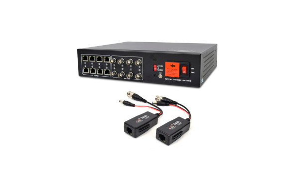 Активный 8-канальный приемник ATIS AL-1208 UHD видеосигнала и питания по UTP