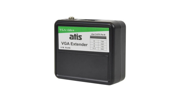 Пассивный приемник-передатчик ATIS VGA Extender VGA-видео и RJ45