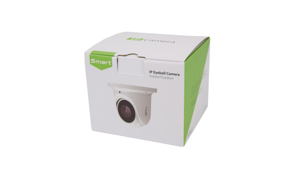 IP-видеокамера 2 Мп ZKTeco ES-852T11C-C с детекцией лиц для системы видеонаблюдения