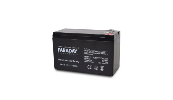 Акумулятор 12В 9 Аг для ДБЖ Faraday Electronics FAR9-12