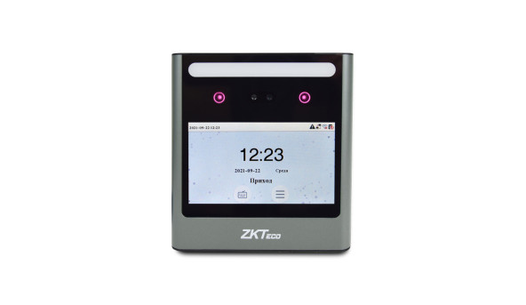 Биометрический терминал распознавания лиц со считывателем карт Mifare с Wi-Fi ZKTeco EFace10 WiFi [MF]