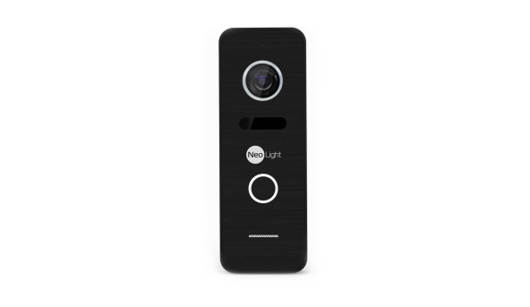Комплект відеодомофона Neolight NeoKIT HD+ WF Black: відеодомофон 7" з Wi-Fi з детектором руху і 2 Мп відеопанель - 592333