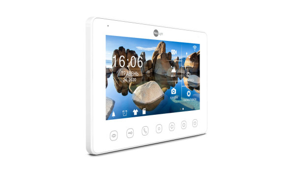 Комплект відеодомофона Neolight NeoKIT HD+ WF Black: відеодомофон 7" з Wi-Fi з детектором руху і 2 Мп відеопанель - 592333