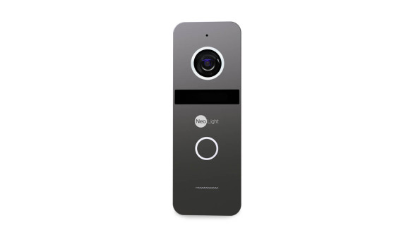 Комплект видеодомофона Neolight NeoKIT HD Pro Graphite: видеодомофон 7" с детектором движения и 2 Мп видеопанель