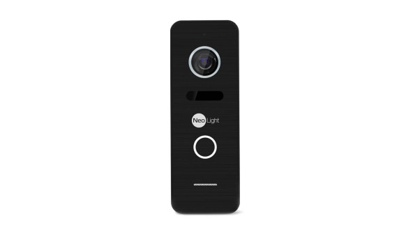 Комплект видеодомофона Neolight NeoKIT HD Pro WF Black: видеодомофон 7" с Wi-Fi с детектором движения и 2 Мп видеопанель