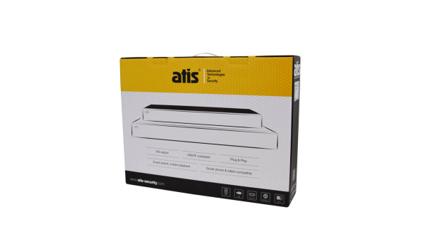 IP-видеорегистратор 16-канальный ATIS NVR 7216 Ultra с AI функциями для систем видеонаблюдения