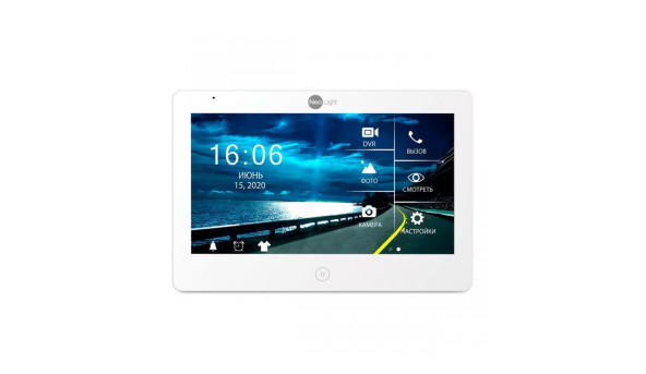 Комплект відеодомофона Neolight MEZZO HD / Solo FHD Graphite: відеодомофон 10" з детектором руху і 2 Мп відеопанель - 592367