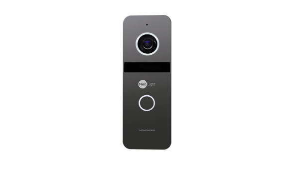 Комплект видеодомофона Neolight MEZZO HD / Solo FHD Graphite: видеодомофон 10" с детектором движения и 2 Мп видеопанель