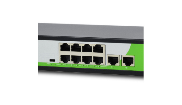 PoE-коммутатор ZKTeco ZK-PoE82N-120W с 8 портами PoE - 592399