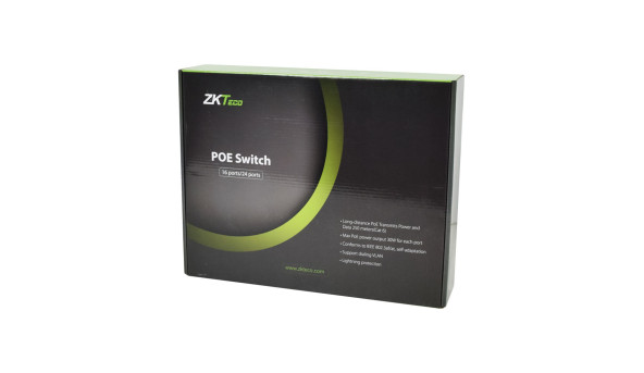 PoE-коммутатор ZKTeco ZK-PoE2421NS-300W с 24 портами PoE - 592401